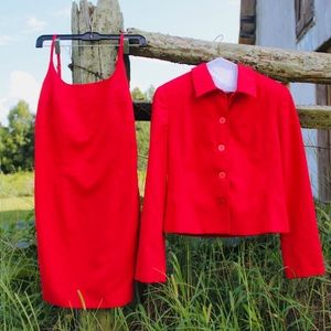 Vintage 1980's/90's Two Piece Dress Suit